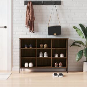 Pood24 обувной шкаф, коричневый дуб, 100 x 35 x 70 см, искусственное дерево