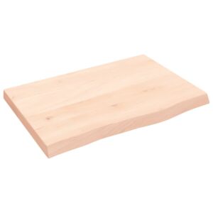 Настенная полка Pood24, 60 x 40 x 4 см, дуб необработанный