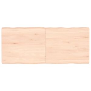 Pood24 lauaplaat, 140 x 60 x (2-6) cm, täispuit, naturaalsed servad