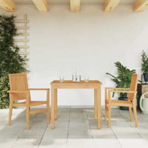 Pood24 virnastatavad aiatoolid 2 tk, 56,5 x 57,5 x 91 cm, tiikpuu