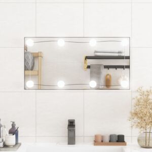 Pood24 seinapeegel LED-tuledega, 30x60 cm, klaas, ristkülik