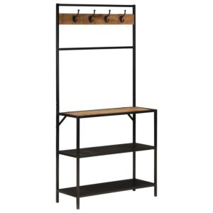 Pood24 riidenagi, 90 x 35 x 180 cm, mangopuit ja raud