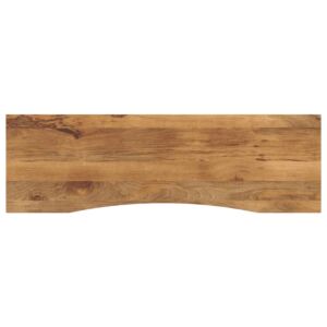 Pood24 kumerusega lauaplaat, 160x50x2,5 cm, töötlemata mangopuit