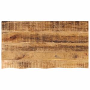 Pood24 lauaplaat 110x60x3,8 cm Live Edge täispuidust töötlemata mango