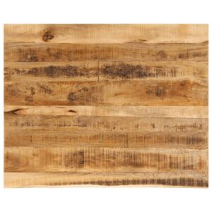 Pood24 lauaplaat 100x80x3,8 cm Live Edge täispuidust töötlemata mango