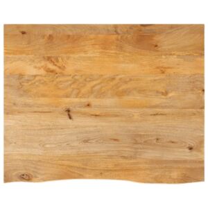 Pood24 lauaplaat, naturaalse servaga, 110 x 80 x 2,5 cm, mangopuit