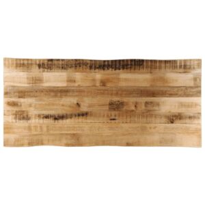 Pood24 lauaplaat naturaalse servaga 140x60x2,5 cm töötlemata mangopuit