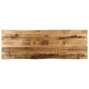 Pood24 lauaplaat naturaalse servaga 140x40x3,8 cm töötlemata mangopuit