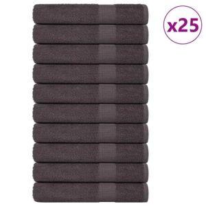 Pood24 rätikud 25 tk, antratsiithall, 100x200cm, 360 gsm, 100% puuvill