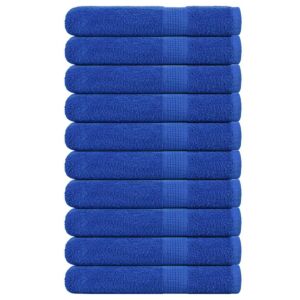 Pood24 rätikud 10 tk, sinine, 100x200 cm, 360 gsm, 100% puuvill