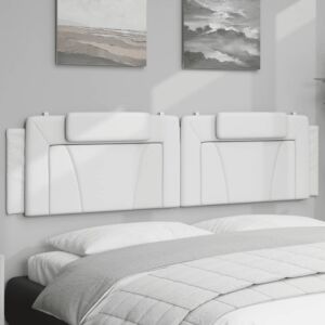 Pood24 voodipeatsi padi Viana, valge, 200 cm, kunstnahk