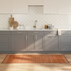 Pood24 vaip, ristkülikukujuline, pruun, 70 x 200 cm, bambus