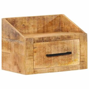 Pood24 Öölambi kapp sahtliga Pruun 40 x 30 x 30 cm Mangopuit