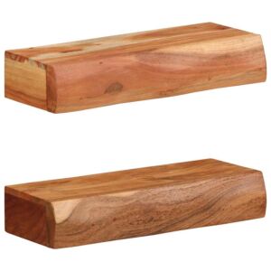 Pood24 seinariiulid 2 tk, 40x17x8 cm, toekas akaatsiapuit