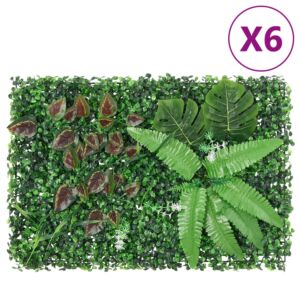  Pood24 kunsttaimedega tara 6 tk, roheline, 40 x 60 cm