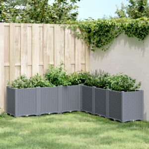 Pood24 aia taimekast, hall, 160 x 160 x 53 cm, PP