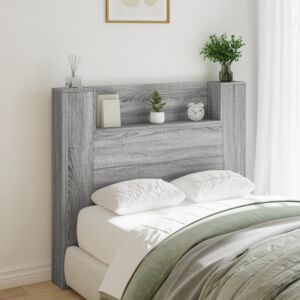 Pood24 voodipeatsi kapp LED-tuledega hall Sonoma tamm 120x16,5x103,5cm
