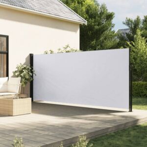 Pood24 lahtitõmmatav külgsein, valge, 180 x 600 cm