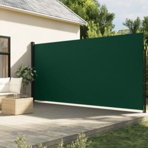 Pood24 lahtitõmmatav külgsein, tumeroheline, 220 x 600 cm