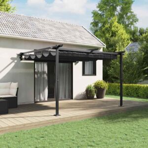 Pood24 Seinale paigaldatav gazebo Antratsiit Teras