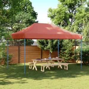 Pood24 kokkupandav pop-up peotelk, terrakota, 292 x 292 x 315 cm