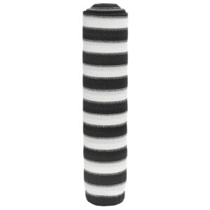 Pood24 privaatsusvõrk, antratsiit ja valge, 1,5 x 50 m, HDPE, 150 g/m²