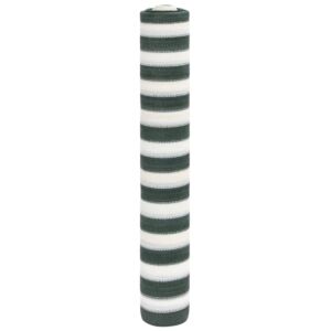 Pood24 privaatsusvõrk, roheline ja valge, 2 x 50 m, HDPE, 75 g/m²