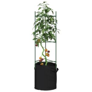 Pood24 tomatitaime tugi koos taimekotiga 8 tk, 116 cm, teras ja PP