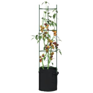 Pood24 tomatitaime tugi koos taimekotiga 8 tk, 154 cm, teras ja PP