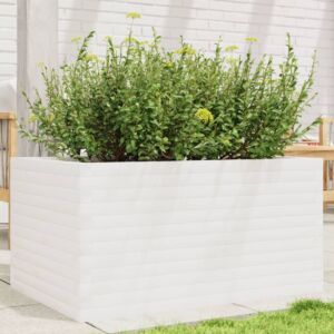 Pood24 aia taimekast, valge, 90x60x45,5 cm, männipuit