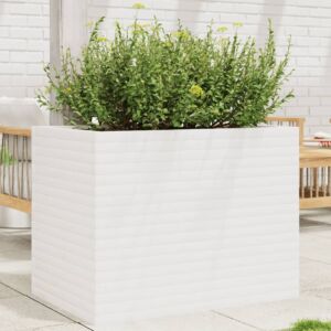 Pood24 aia taimekast, valge, 90x60x68,5 cm, männipuit