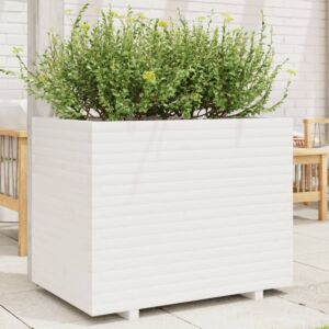 Pood24 aia taimekast, valge, 90x60x72,5 cm, männipuit