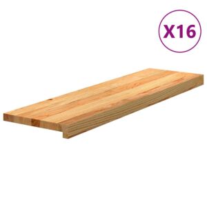 Pood24 trepiastmed 16 tk, helepruun, 90x25x2 cm, tammepuit