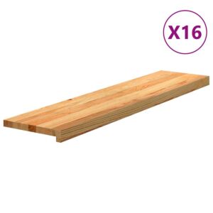 Pood24 trepiastmed 16 tk, helepruun, 110x30x2 cm, tammepuit