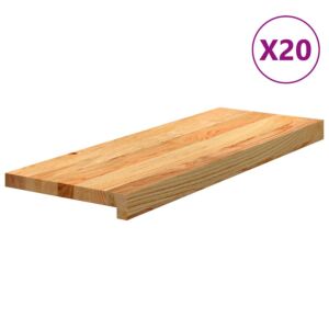 Pood24 trepiastmed 20 tk, helepruun, 70x30x2 cm, tammepuit