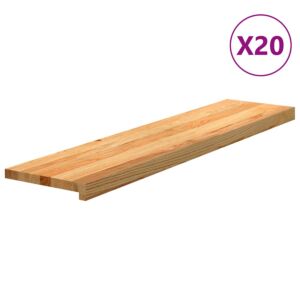 Pood24 trepiastmed 20 tk, helepruun, 110x30x2 cm, tammepuit