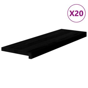 Pood24 trepiastmed 20 tk, tumepruun, 80x25x2 cm, tammepuit