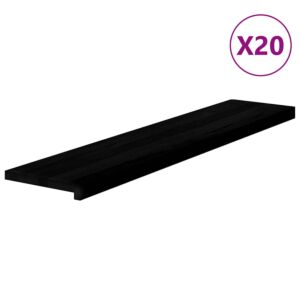Pood24 trepiastmed 20 tk, tumepruun, 120x25x2 cm, tammepuit