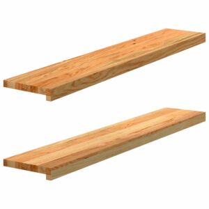 Pood24 aknalauad 2 tk, helepruun, 110 x 20 x 2 cm, toekas tammepuit