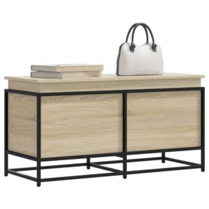 Pood24 kaanega hoiukast, Sonoma tamm, 100x40x51,5 cm, tehispuit