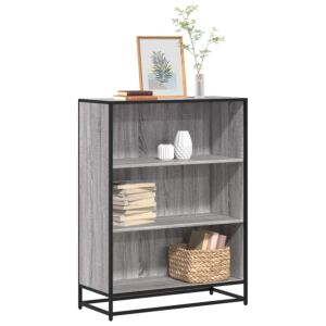 Pood24 raamatukapp, hall Sonoma tamm, 80,5x35x107,5 cm, tehispuit