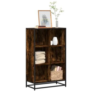 Pood24 raamatukapp, suitsutatud tamm, 65,5x33x107,5 cm, tehispuit
