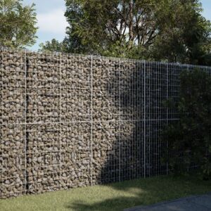 Pood24 kaanega gabioonkorv, 250x100x200 cm, tsingitud raud