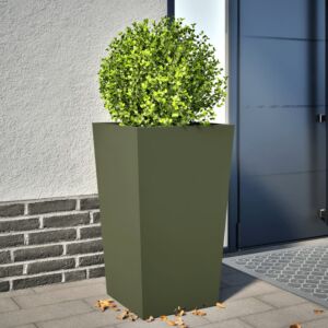 Pood24 aia taimekast, oliiviroheline, 45x45x75 cm, teras