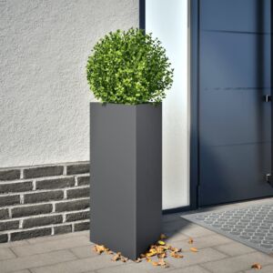 Pood24 aia taimekastid 2tk antratsiithall kolmnurk 40x34,5x70 cm teras