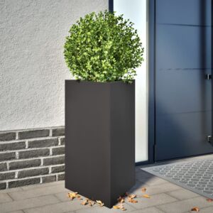 Pood24 aia taimekastid 2 tk, must, kolmnurk, 50x43x75 cm, teras