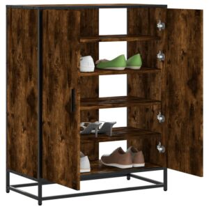 Pood24 jalatsikapp, suitsutatud tamm, 75x38x97,5 cm, tehispuit