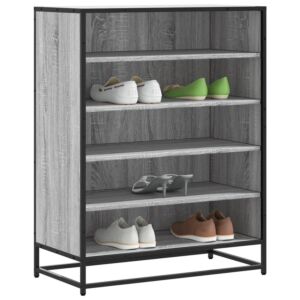 Pood24 jalatsikapp, hall sonoma tamm, 75x38x97,5 cm, tehispuit