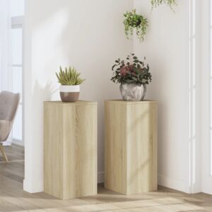 Pood24 taimealused 2 tk, Sonoma tamm, 30x30x70 cm, tehispuit