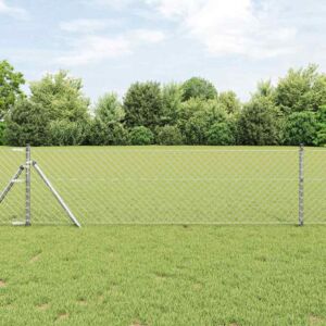 Pood24 Ahela link aed postidega Hõbedane 0.4 x 25 m Teras